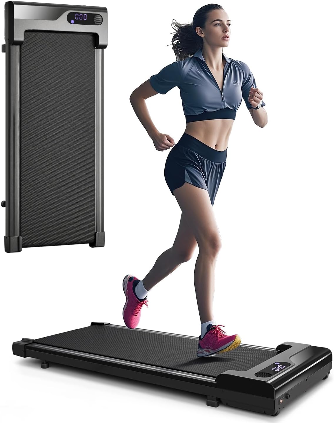 Zeporix Walking Pad Treadmill for Home - Under Des...
