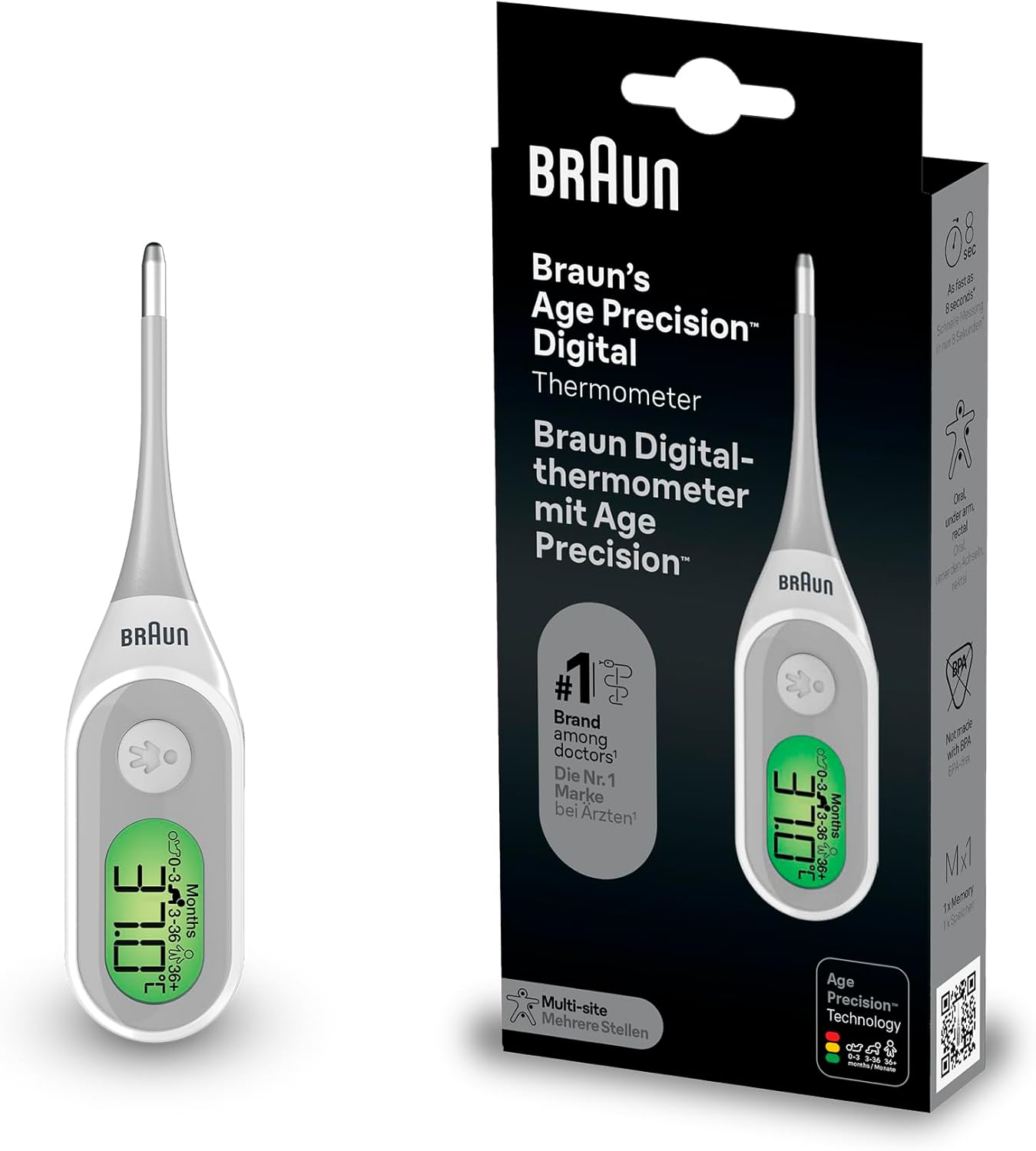 Braun Age Precision Digital thermometer - Digital...