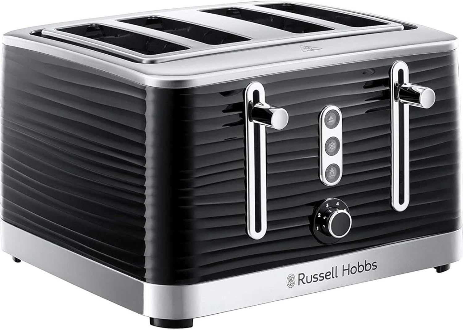 Russell Hobbs Inspire 4 Slice Toaster (Extra wide slots, High lift feature, 6 Br...