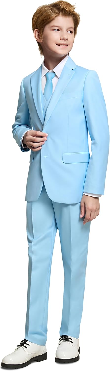 Marvelous Slim Fit Suit Set for Boys, Special Marvelous World Formal Suit, Adjus...