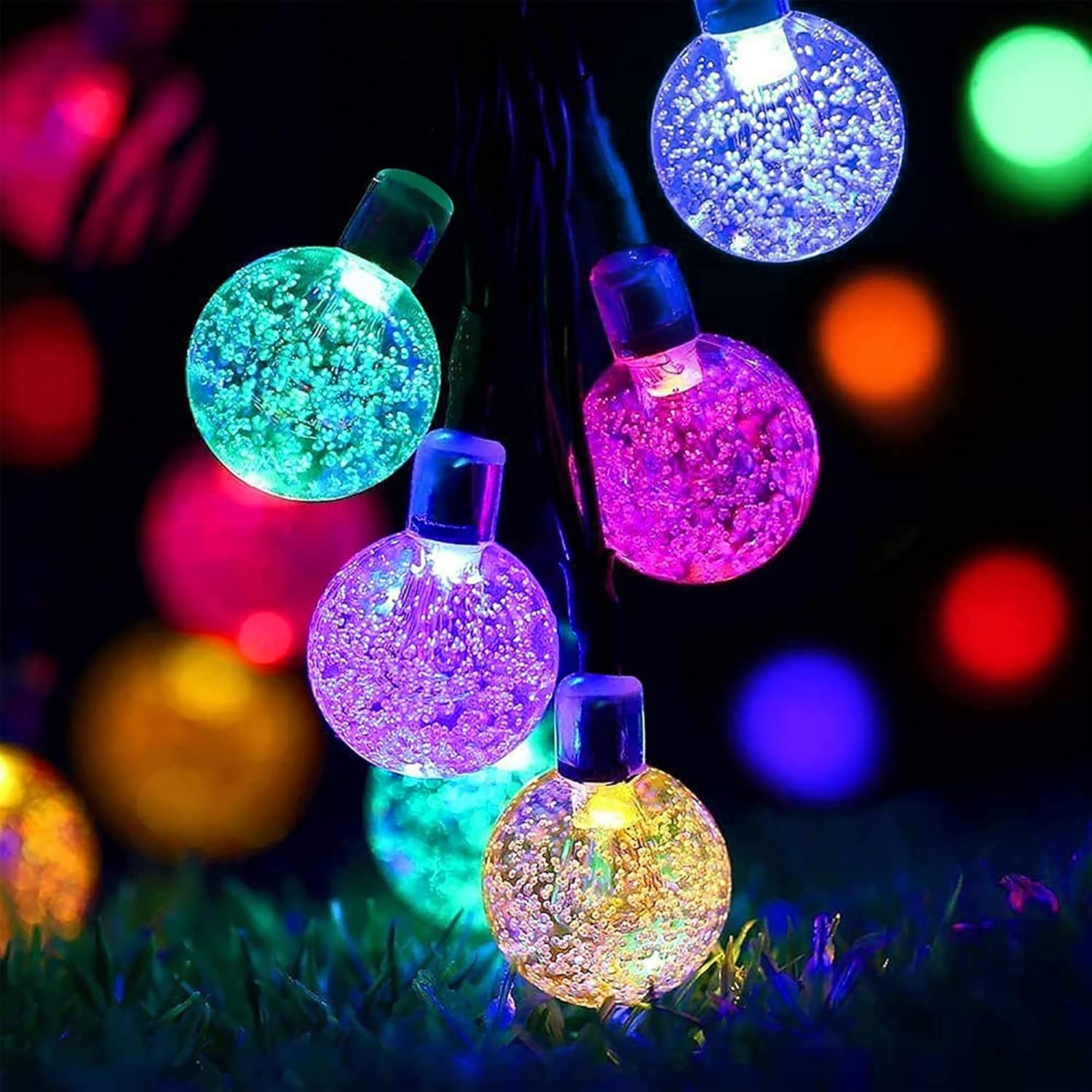 Lezonic Solar Fairy Lights Outdoor Waterproof, 50L...