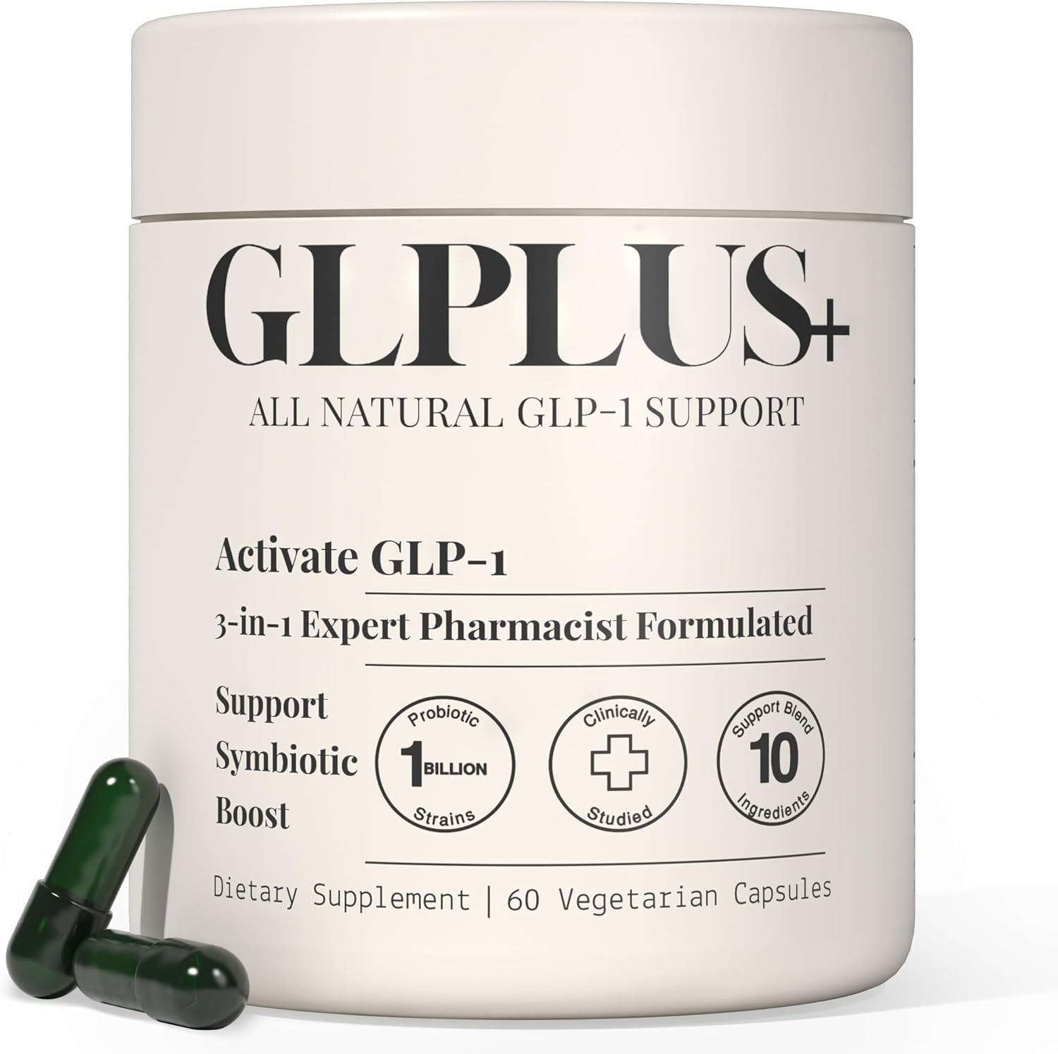 GLP-1 Supplement for Women and Men | Hunger & Metabolism Support - Expert Formul...