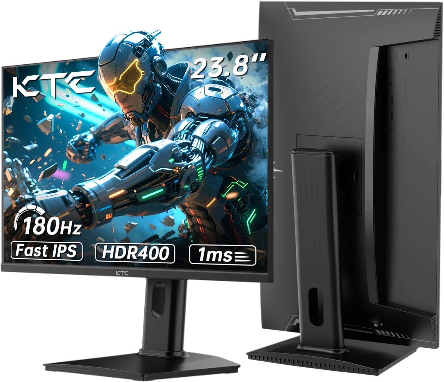 KTC 24 Inch QHD Monitor, Special Gaming Monitor with 180Hz Refresh Rate, High-Qu...