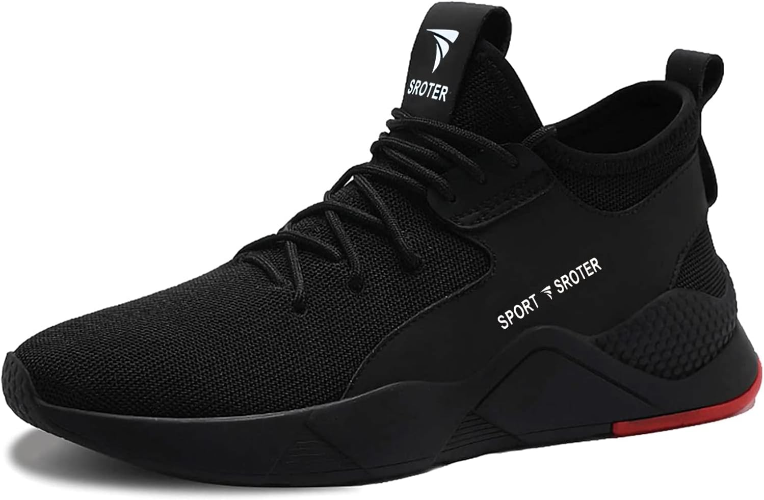 Black Safety Shoes Mens Safety Trainers Womens Steel Toe Cap Trainers Work Boots...
