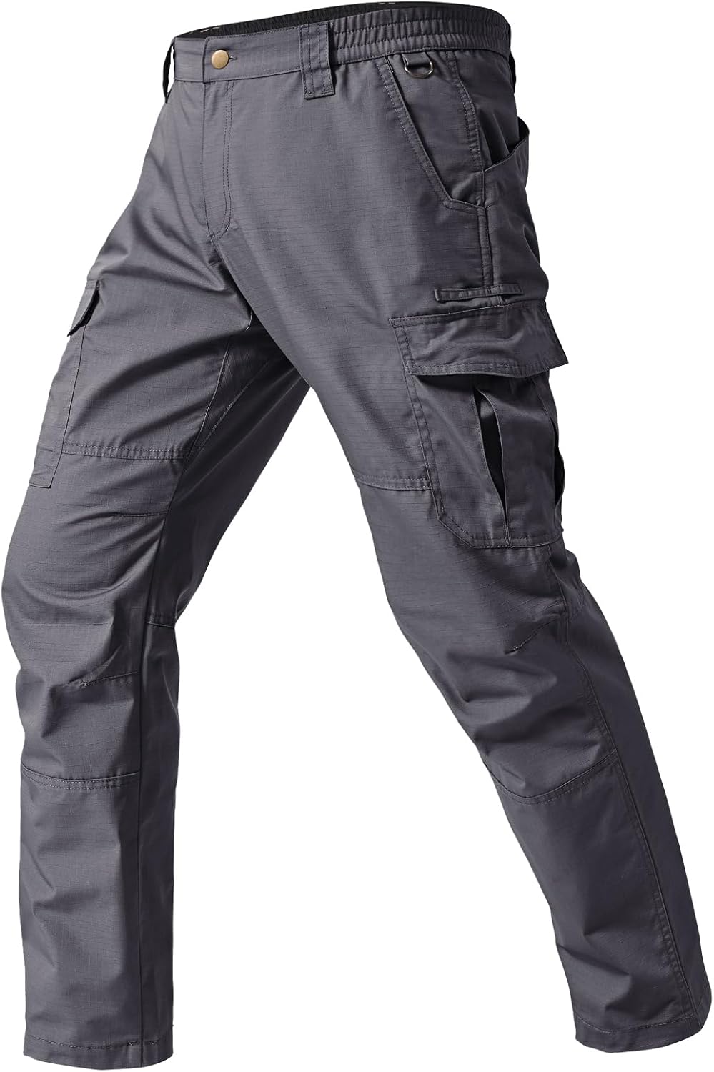 Durable Mens Cargo Work Pants, Special Ripstop Tactical Pants with 7 Pockets, Hi...
