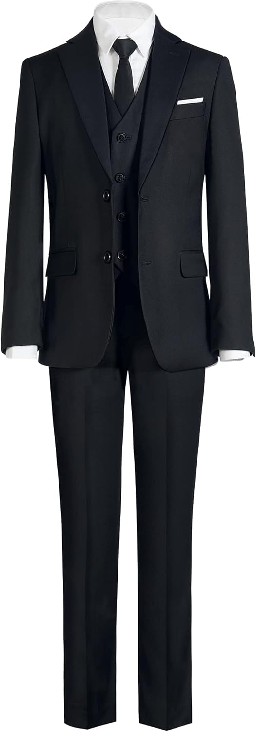 Unique Marvelous World Boys' Formal Slim Fit Suit Set, Special Adjustable Waist...