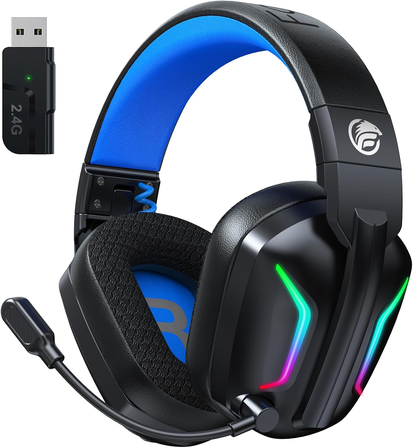Fachixy FC300 Wireless Gaming Headset with Mic - B...