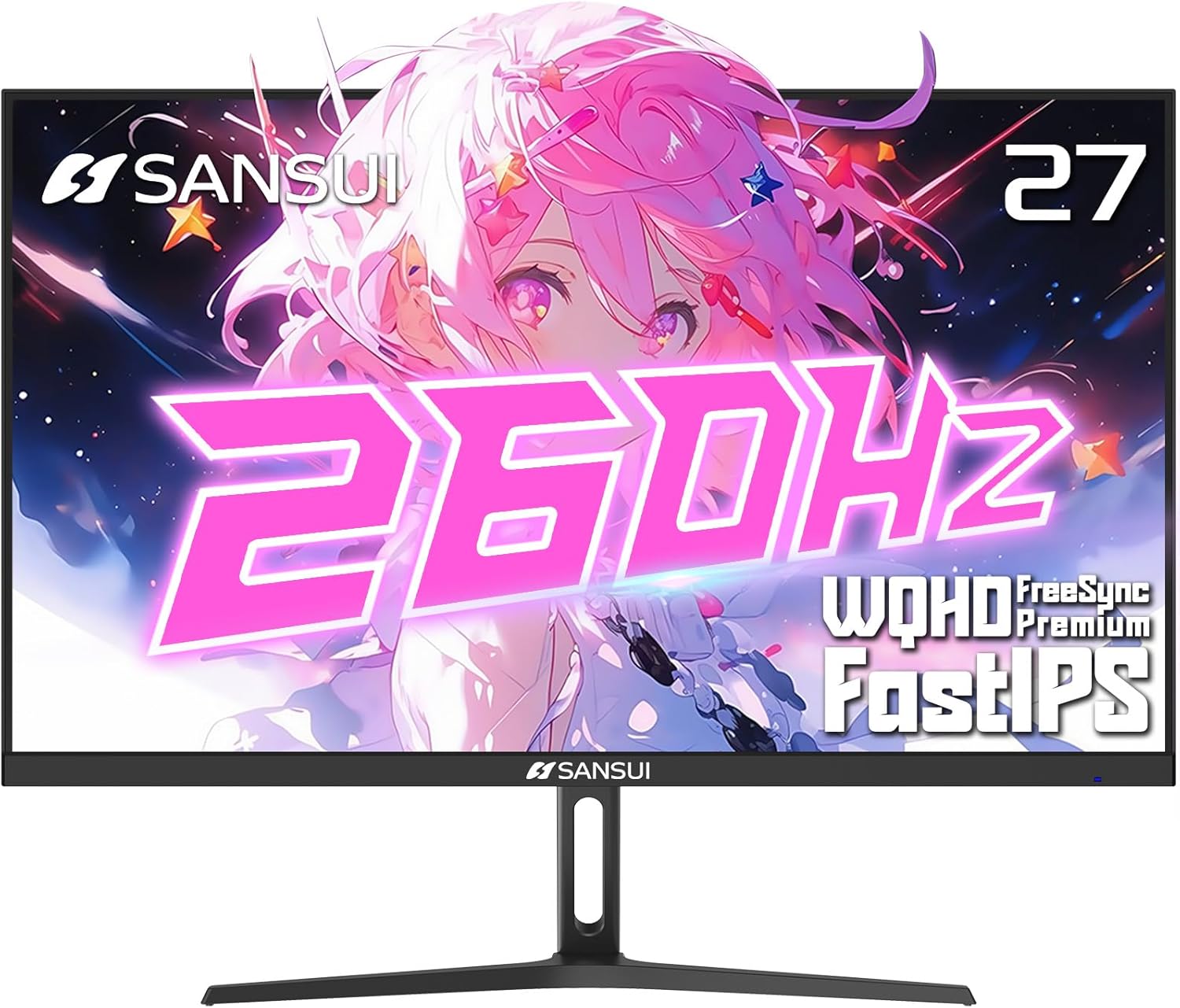 SANSUI 27 Inch WQHD 1440p Gaming Monitor 240hz up to 260hz-Fast IPS 1ms FreeSync...