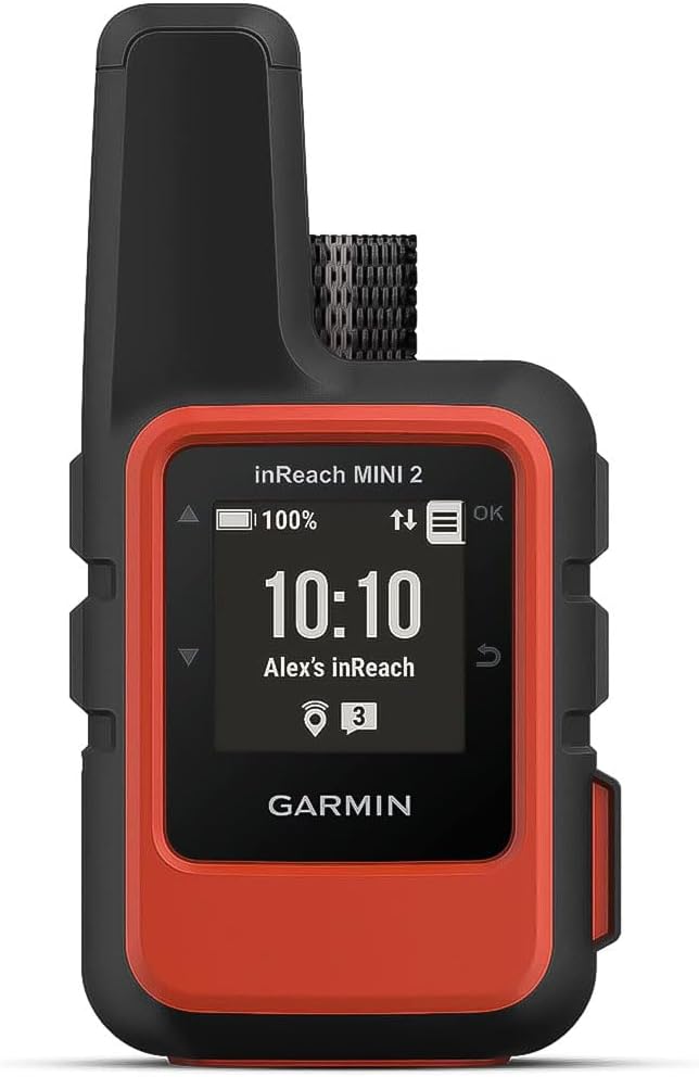 Garmin inReach Mini 2, Lightweight and Compact Satellite Communicator, Hiking Ha...