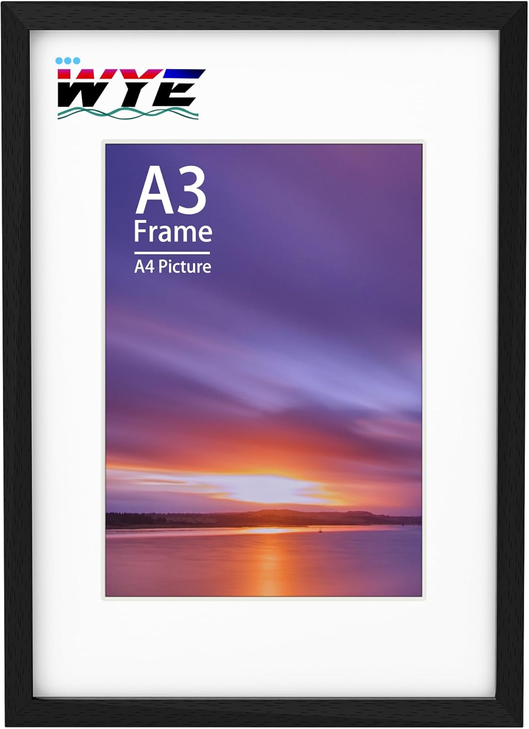 A3 Wood Frame Photo Frame Picture Frames Outer Dimension (44.5x32.2 cm) for 11.7...