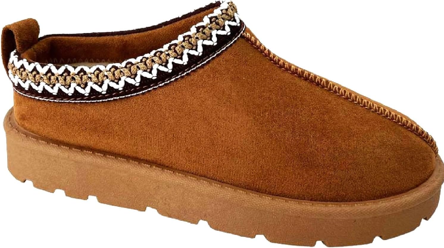 sole london Women's Slip On Warm Faux Fur Lined Ladies In Out Door Slippers Shoe...