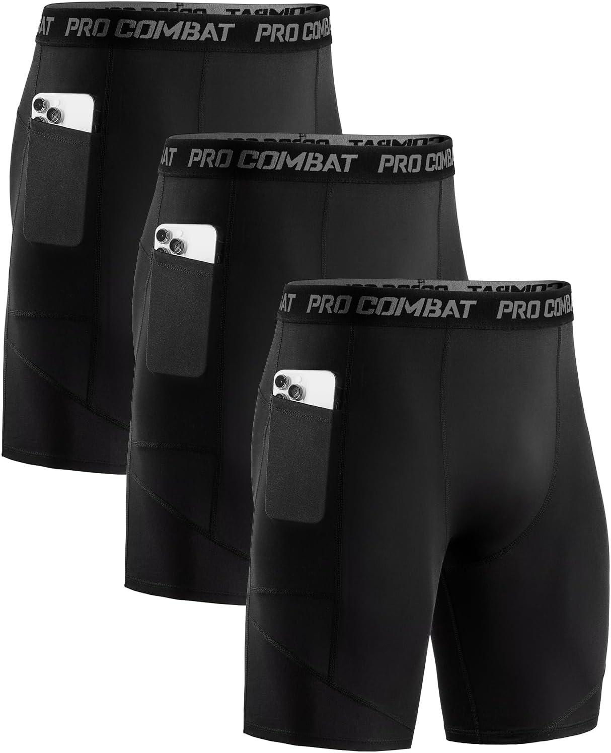Niksa Compression Shorts, Special Gym Running Shorts with Pockets, Innovative Sp...