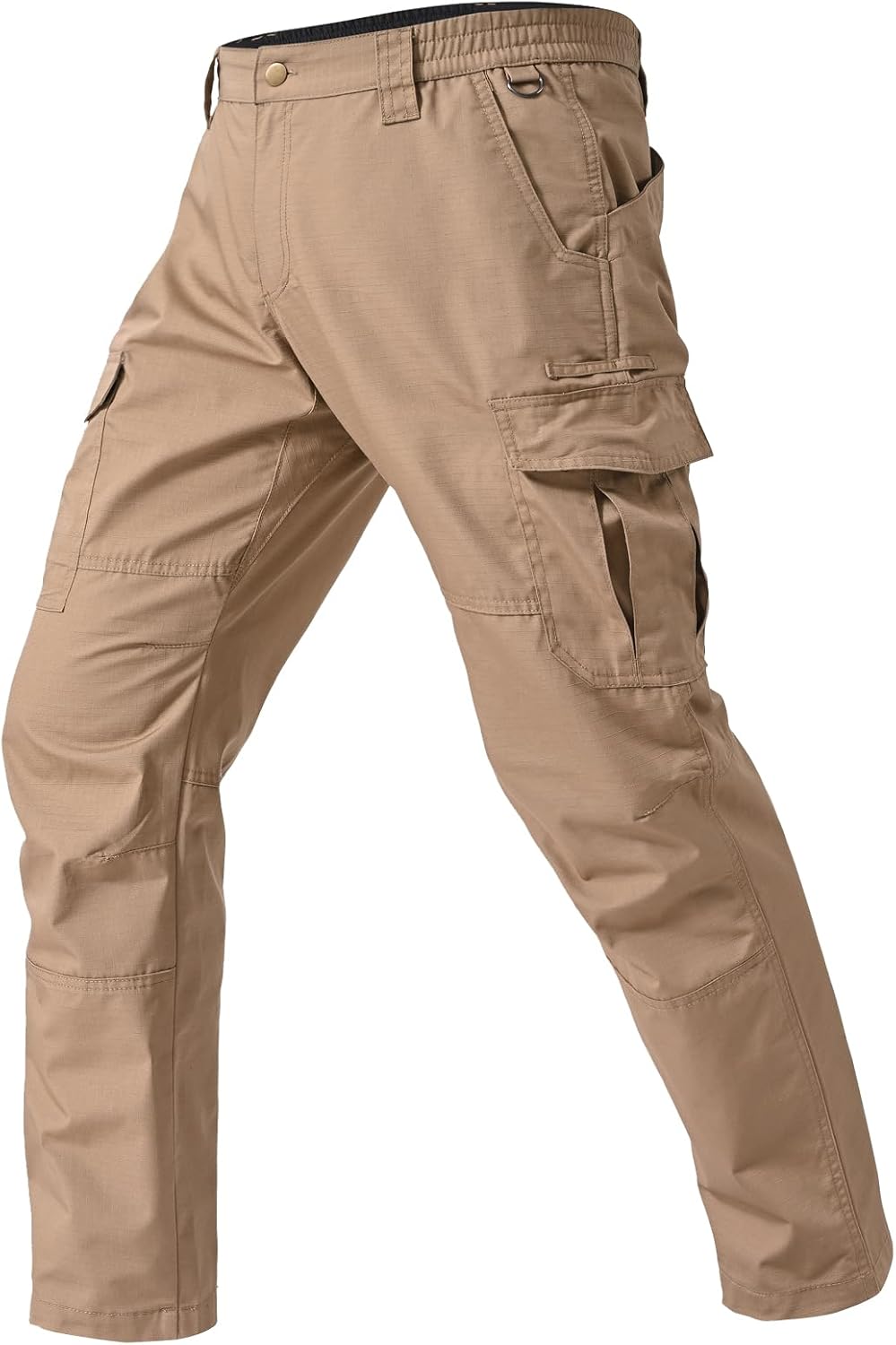 Men's Cargo Work Pants, Durable Ripstop Tactical Pants with Multi Pockets, Premi...