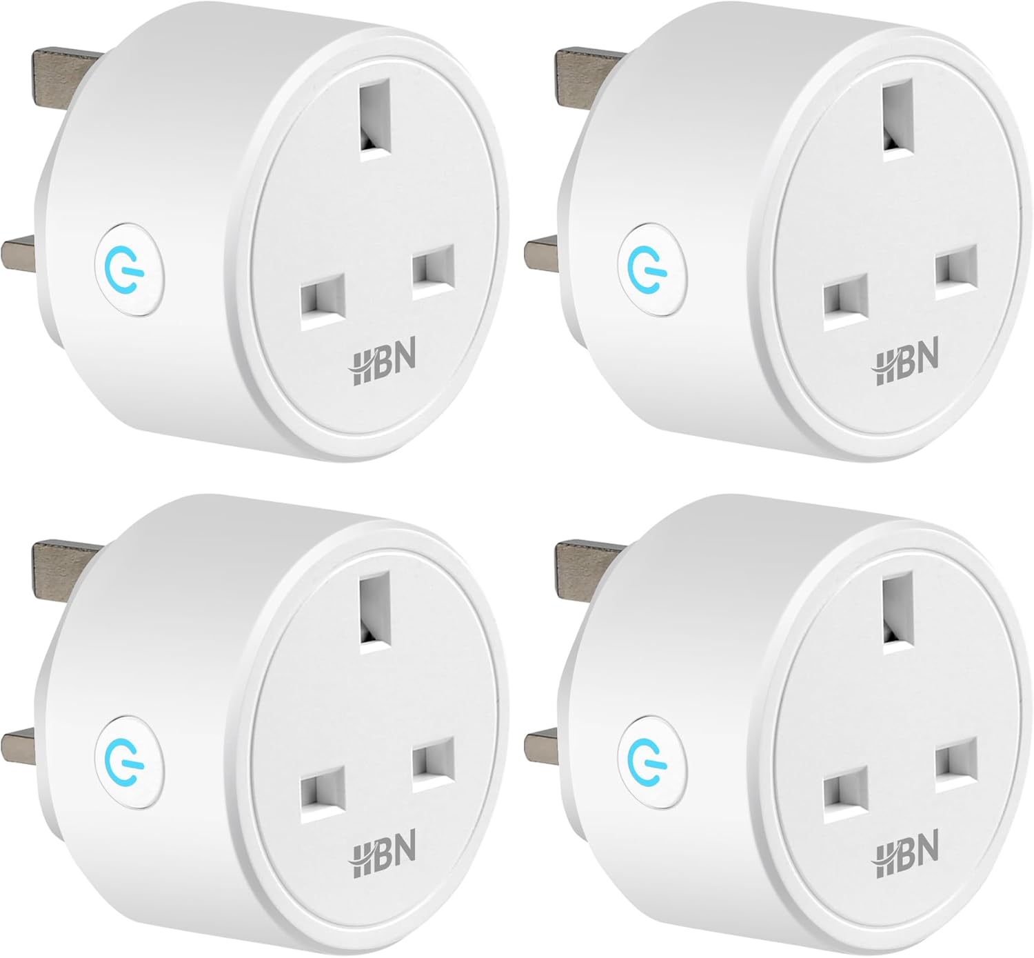 HBN Smart Plug WiFi Socket Work with Alexa Echo and Google Home, Smart Timer Plu...