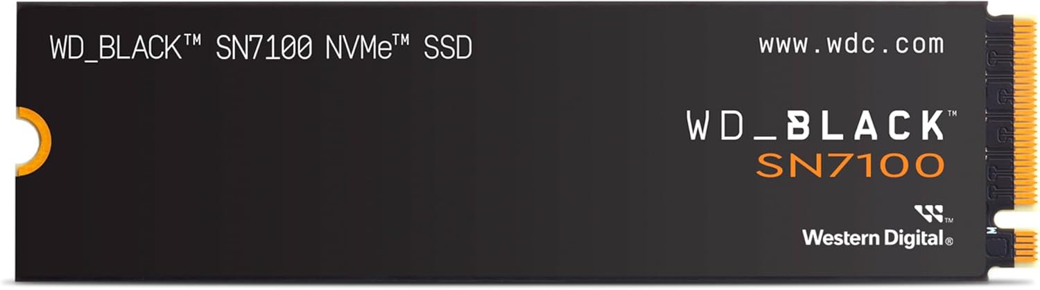 WD_BLACK SN7100 SSD, Exceptional NVMe SSD with M.2 2280 Feature, High-Speed Stor...