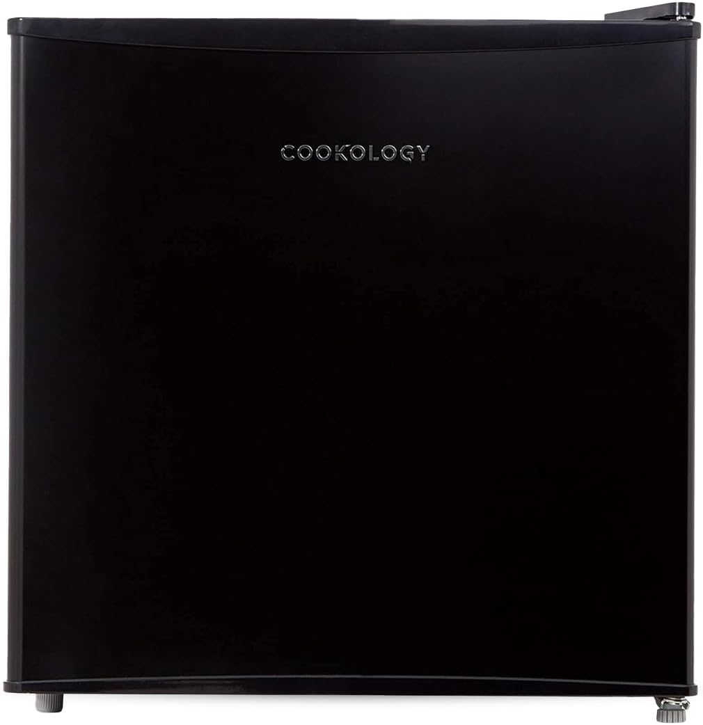 Cookology MFR45BK Small Table Top Mini Fridge in Black - 46 Litre Capacity - For...