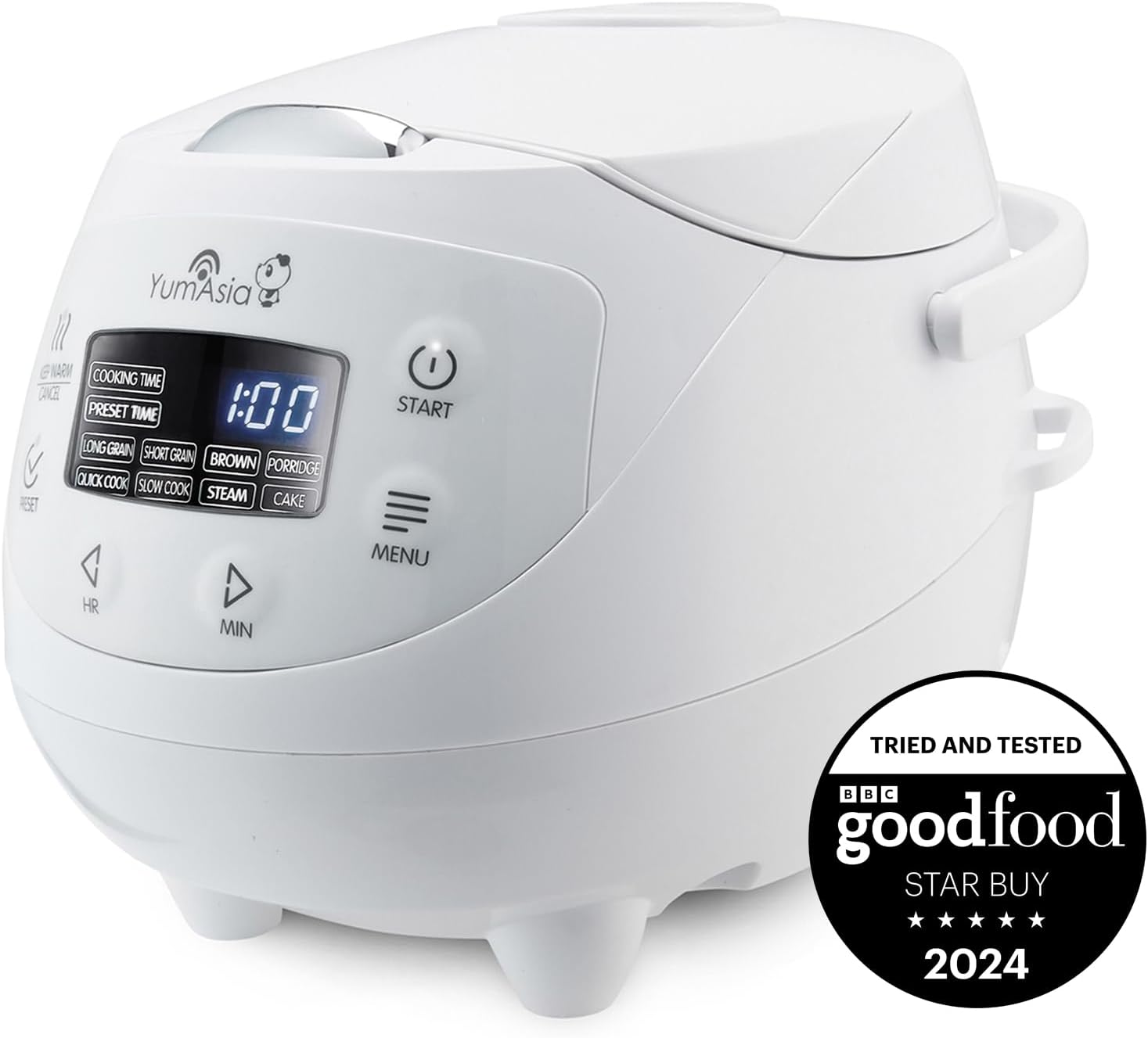 Unique Yum Asia Panda Mini Rice Cooker, High-Quality Ninja Ceramic Bowl Rice Coo...