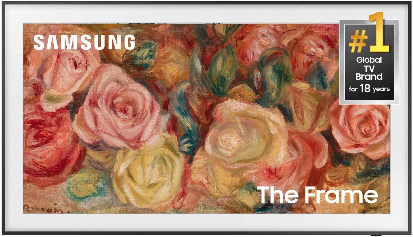 SAMSUNG 55-Inch Class QLED 4K LS03D The Frame Series Quantum HDR Smart TV w/Dolb...