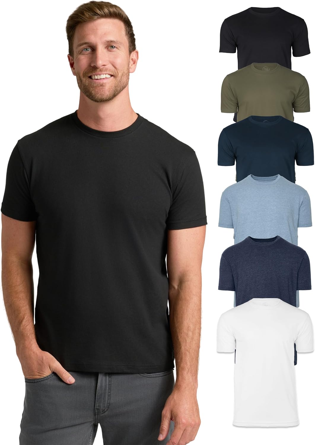 True Classic Men's T-Shirts, Unique Short Sleeve Crew Neck Tees, Premium Cotton...