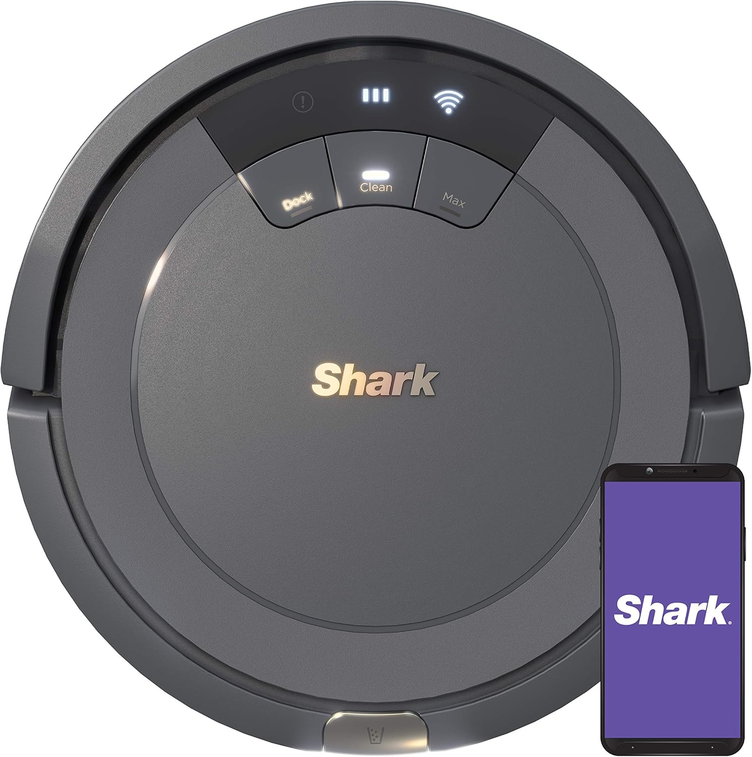 Shark AV753 ION Robot Vacuum, Tri-Brush System, Wifi Connected, 120 Min Runtime,...