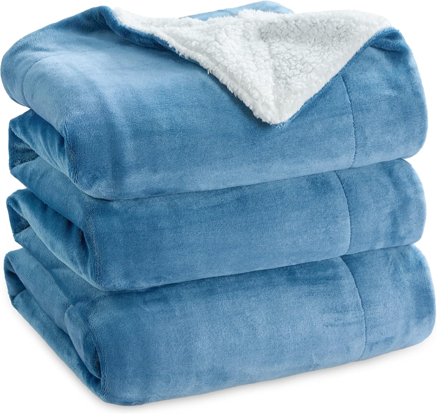 Bedsure Sherpa Fleece Throw Blanket, Special King Size Throw Blanket for Thick a...