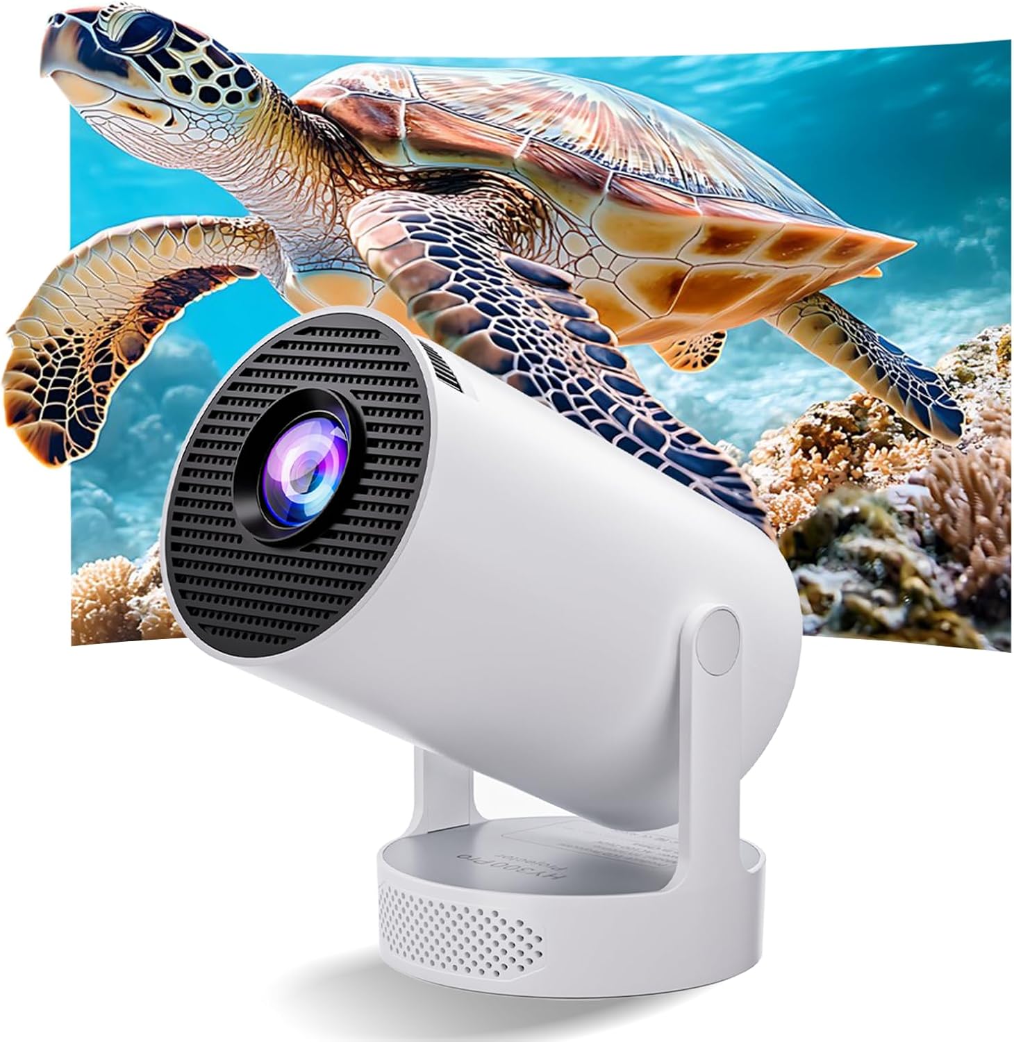 Innovative Smart Mini Projector, High-Quality Projector with 1080P Full HD and 4...