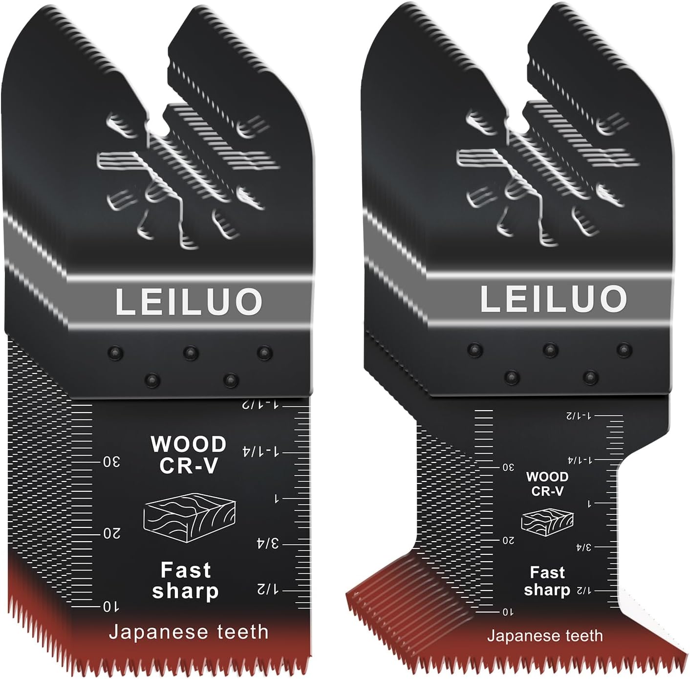 LEILUO 50Pcs Multitool Blades Japanese Teeth Fast Cutting Oscillating Tool Blade...