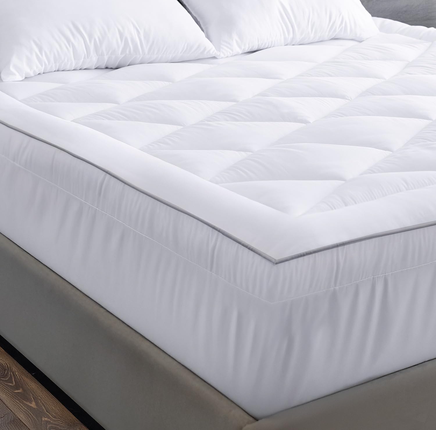 Acrali Home Quilted Mattress Topper, Special Fitted Topper for Single Bed, High-...