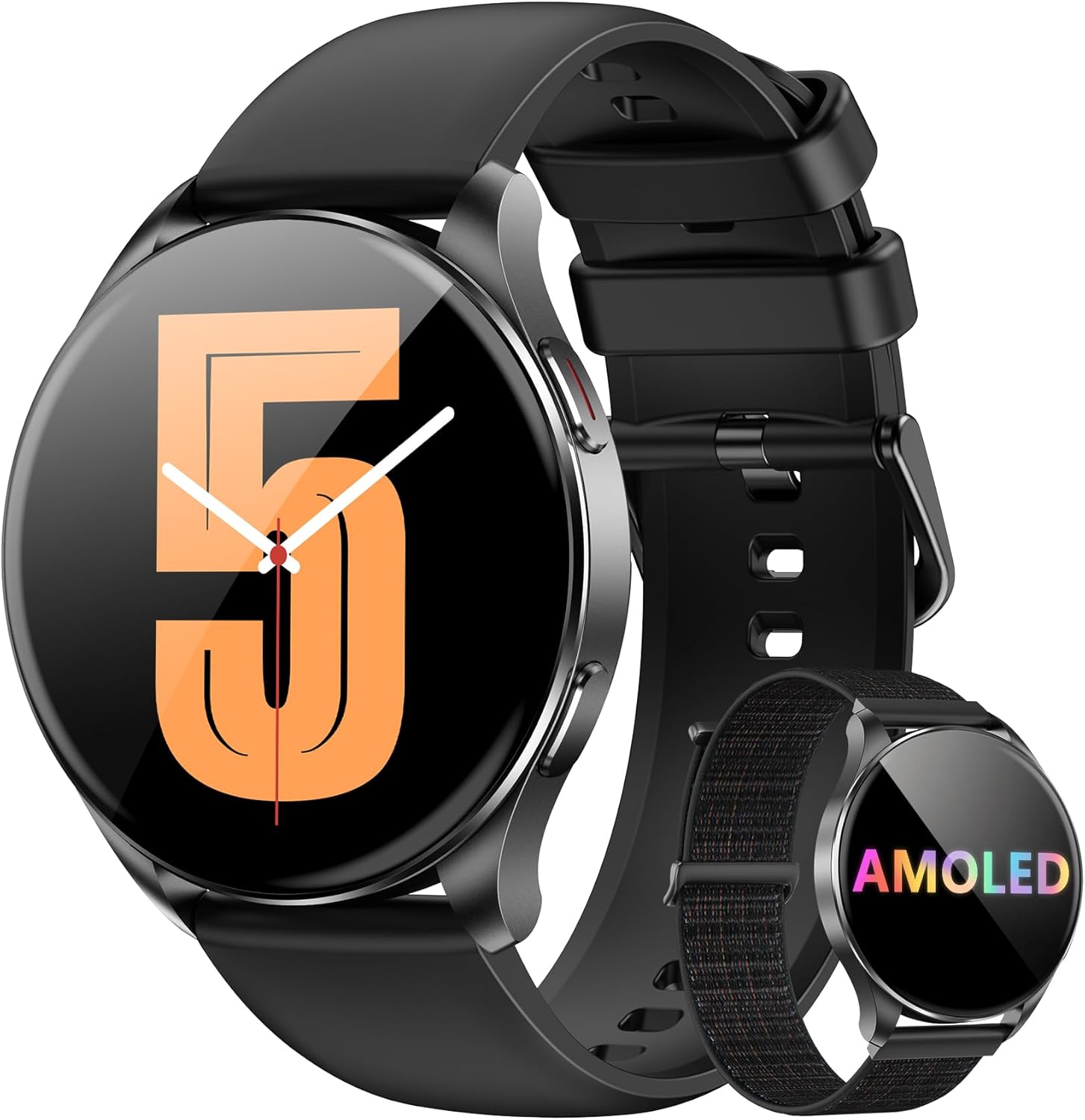 Blackview Smart Watch for Men Women Answer/Make Call, 1.43" AMOLED Ultra-HD Scre...