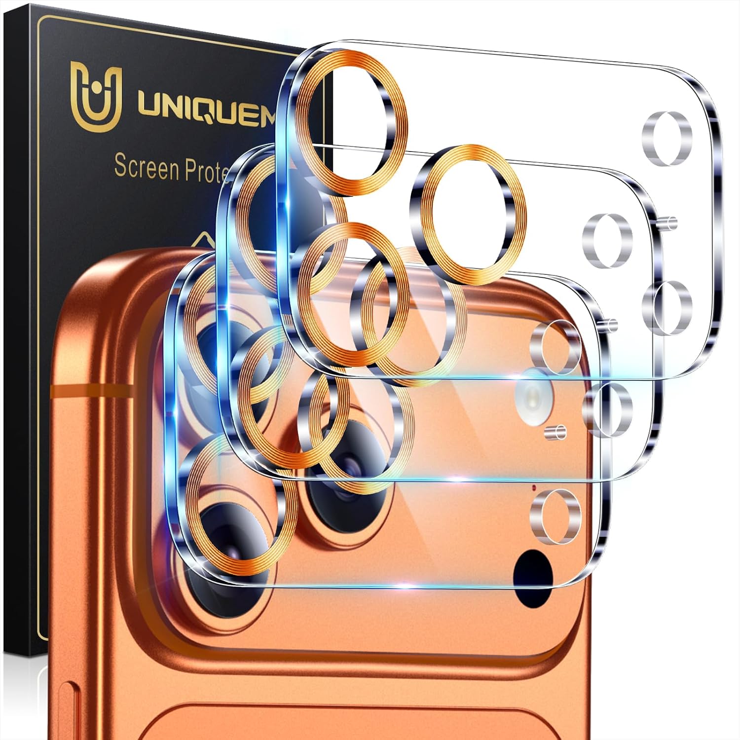 Special UniqueMe Camera Lens Protector for iPhone 17 Pro Max, Innovative 3 Pack...