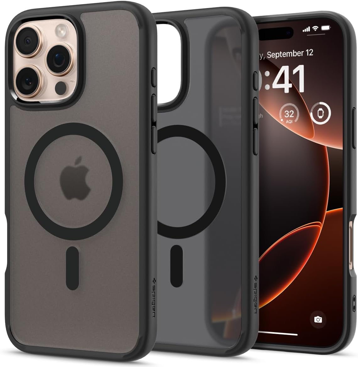 Spigen Ultra Hybrid MagFit Case, Unique iPhone 16 Pro Max Case with MagSafe Comp...