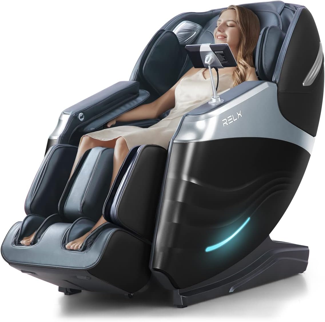 RELX 2025 Massage Chair Full Body, 15 Modes Zero Gravity SL-Track Shiatsu Massag...