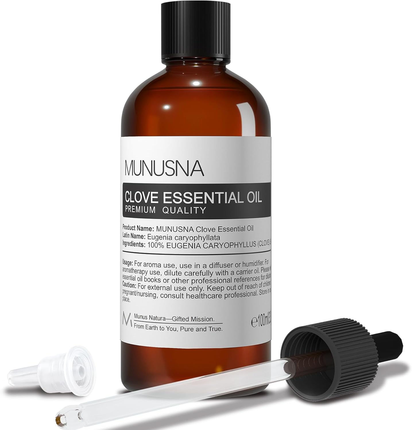 Clove Essential Oil, Premium MUNUSNA Pure Clove Oils, Versatile Essential Oil fo...