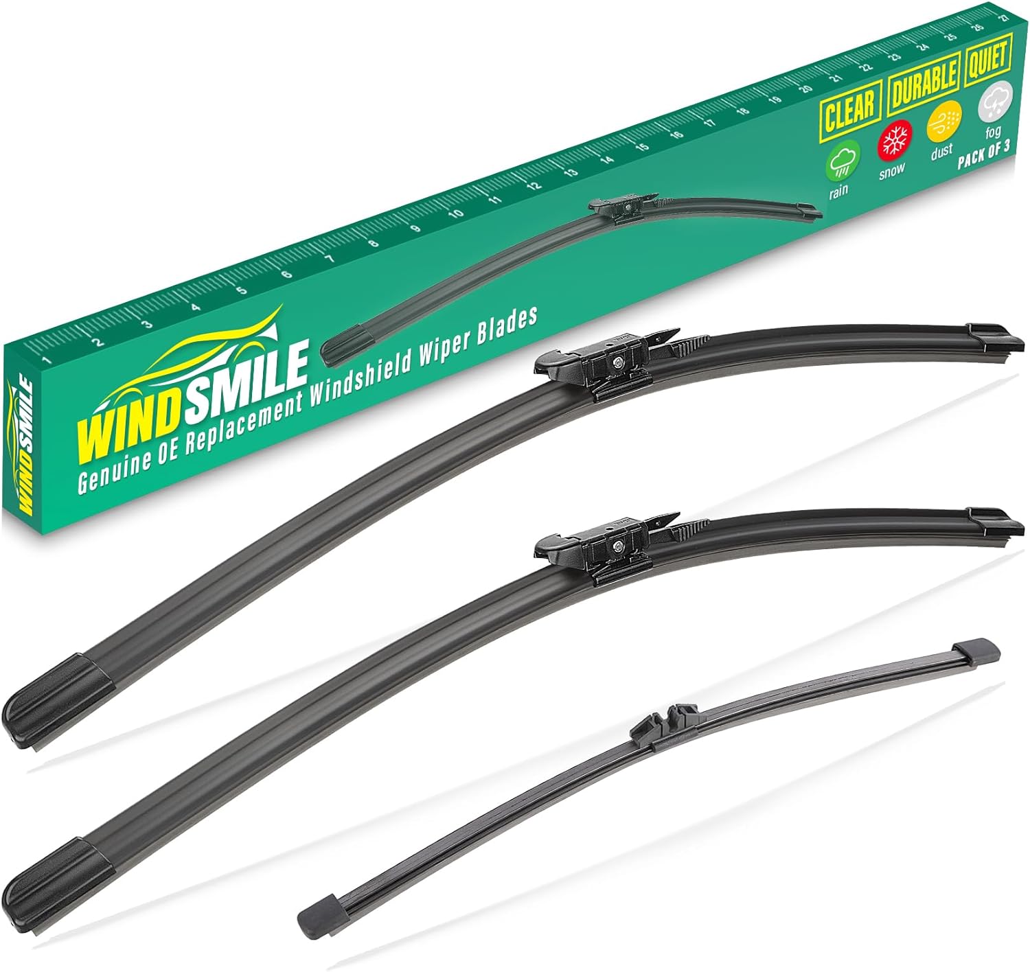 Premium Windshield Wiper Blades Set, Special Replacement for Ford Explorer, Best...