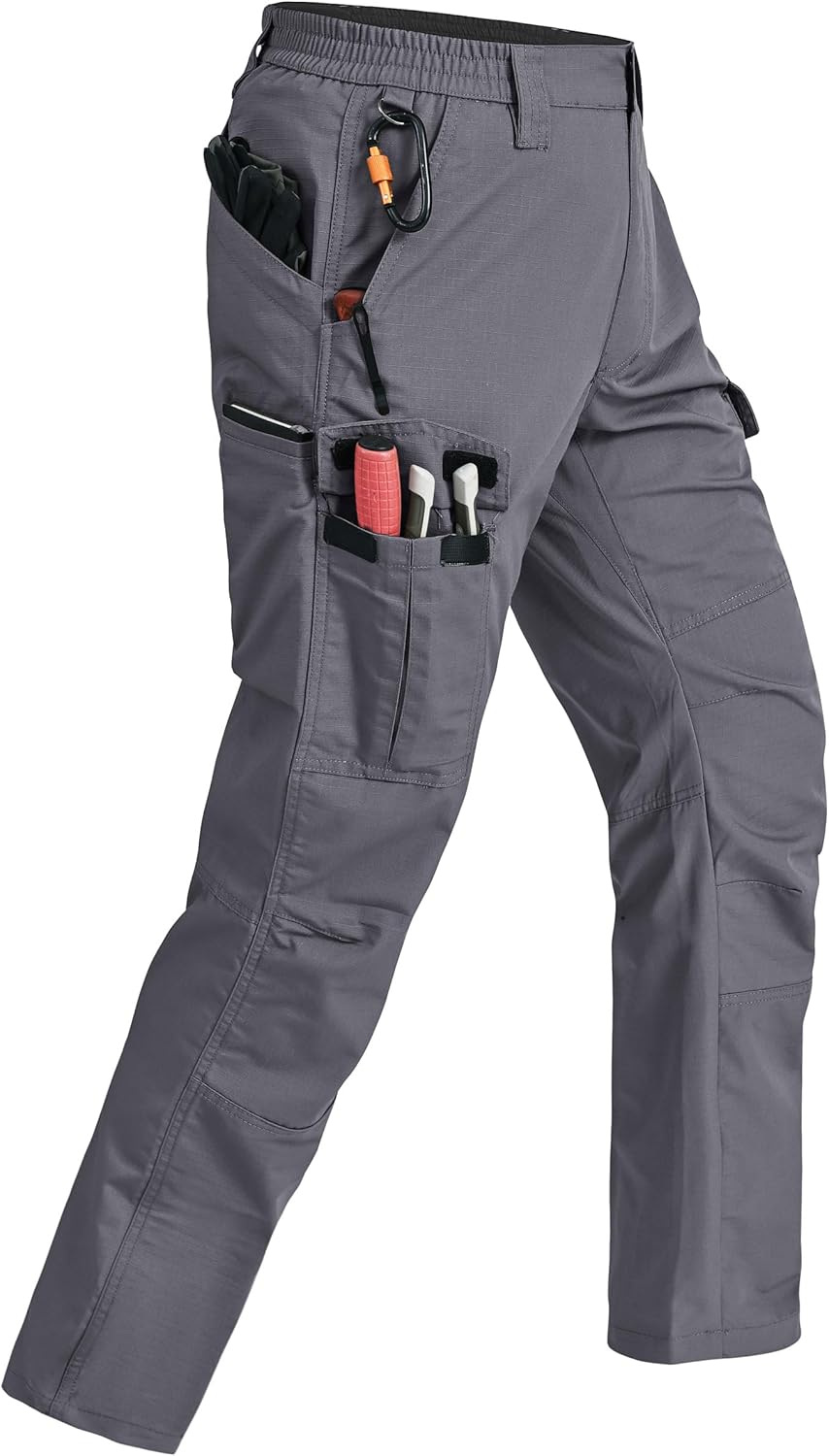 High-Quality Mens Cargo Pants, Special Ripstop Water Resistant Pants, Innovative...