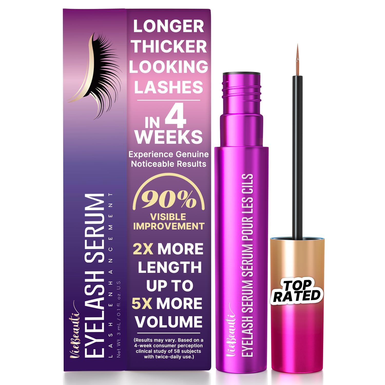 VieBeauti Lash Serum, Special Eyelash Growth Serum With Advanced Formula, Innova...