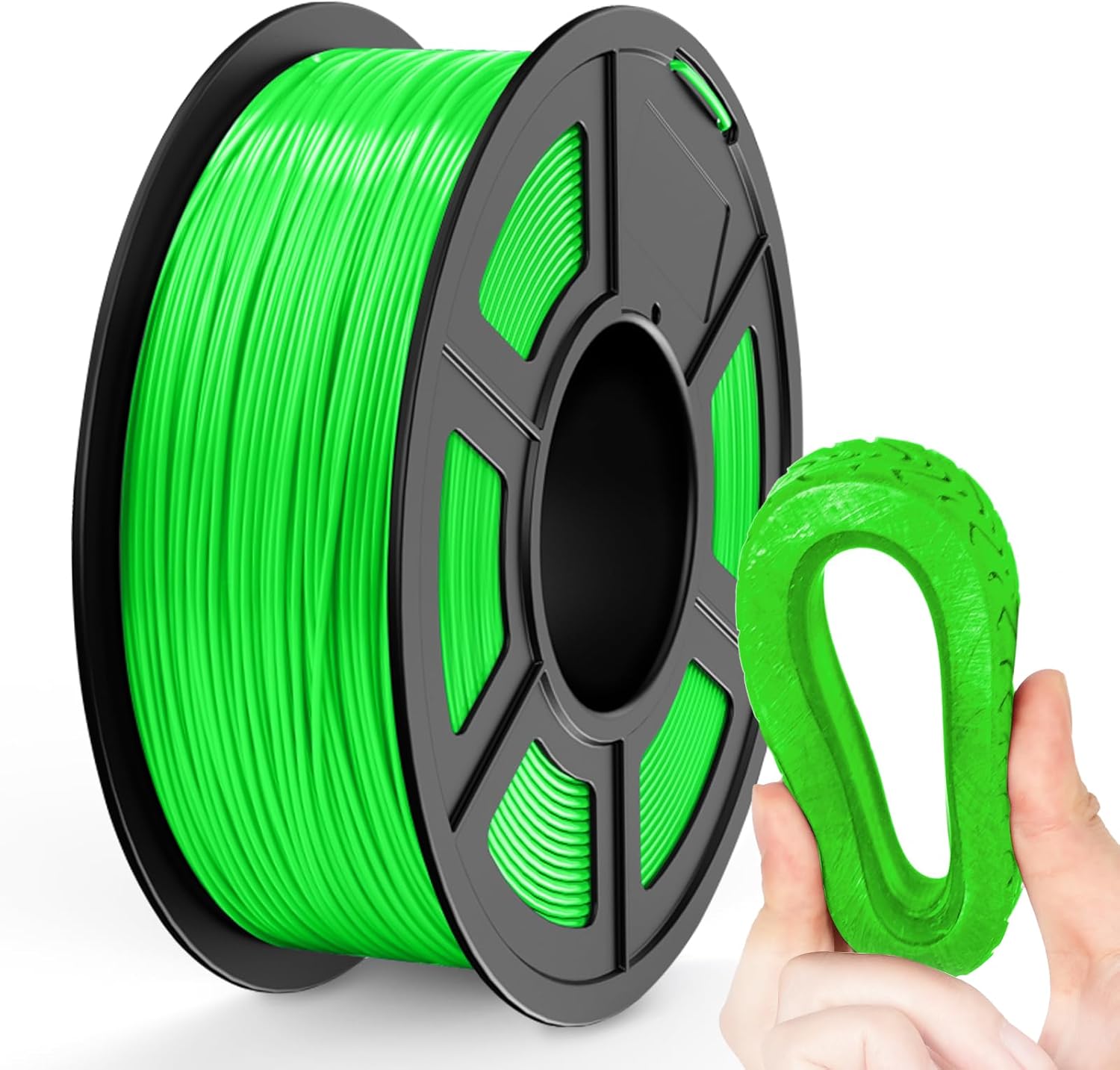 TECBEARS TPU Flexible Filament, Unique 1.75mm 3D Printer Filament for Precision,...