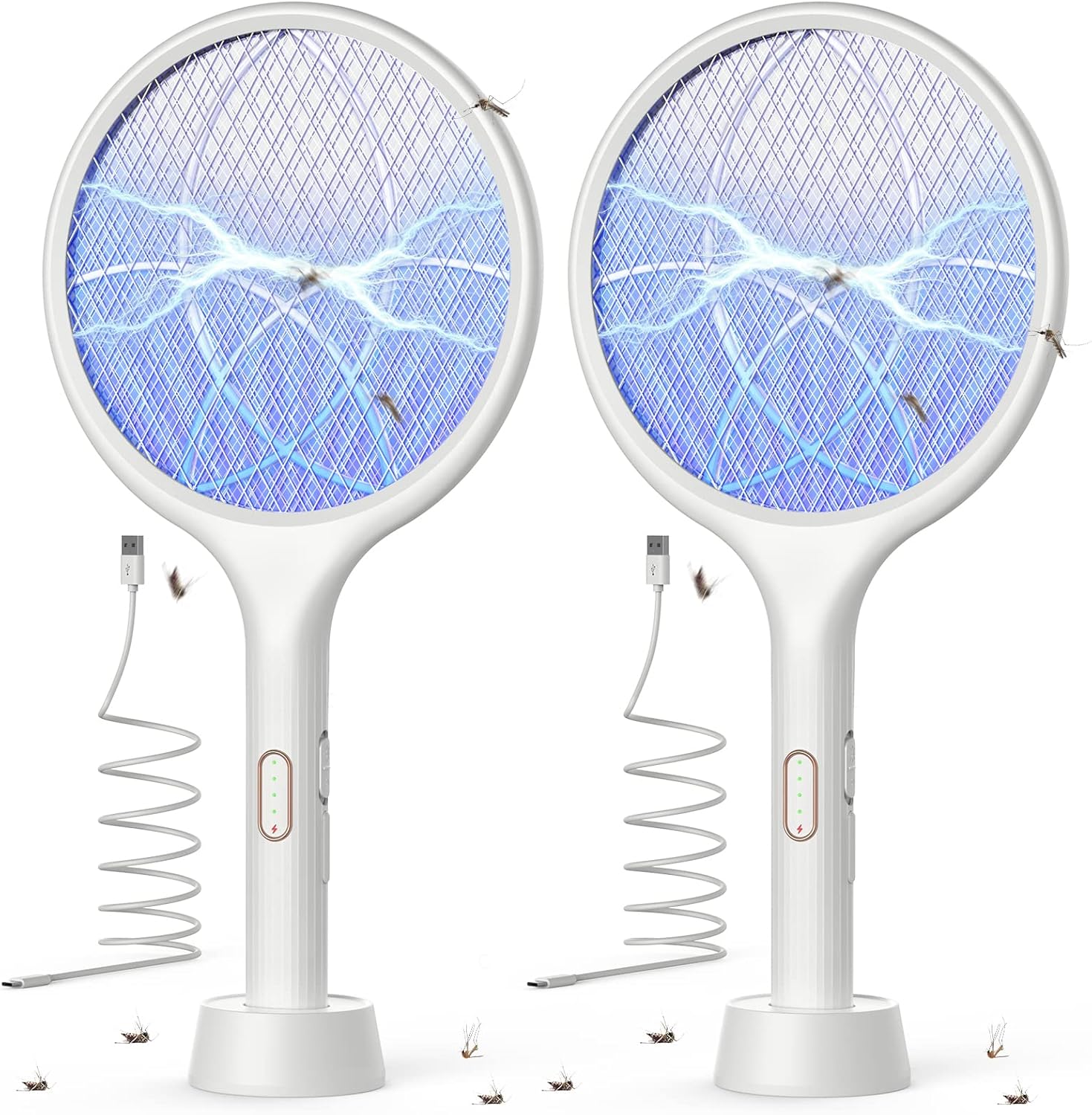 YISSVIC Electric Fly Swatter, Special Fly Zapper Killer for Indoor Home and Outd...