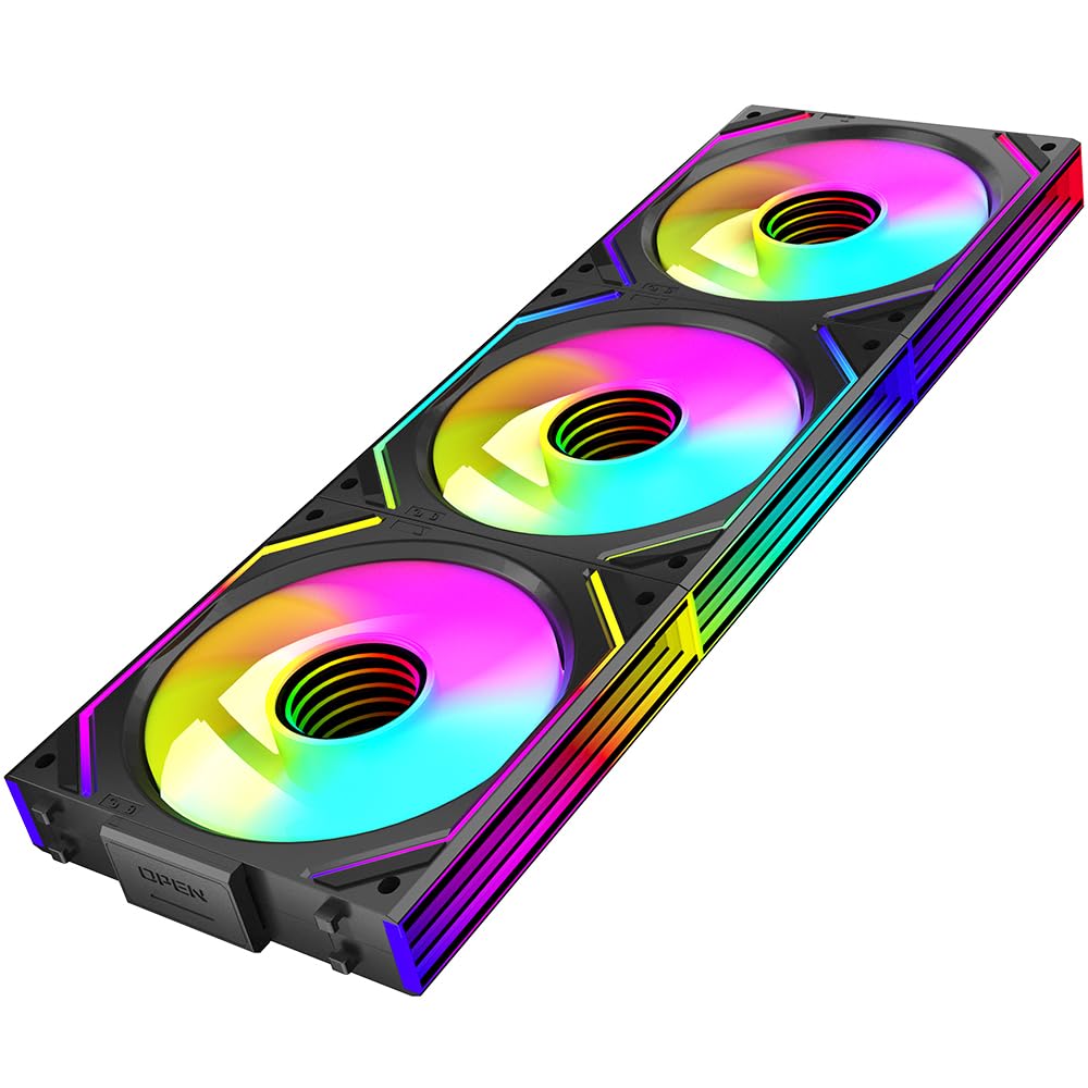 Exclusive TZMRIT Interstellar-V2 PC Fans, Special Reverse Flow Infinity Mirror A...