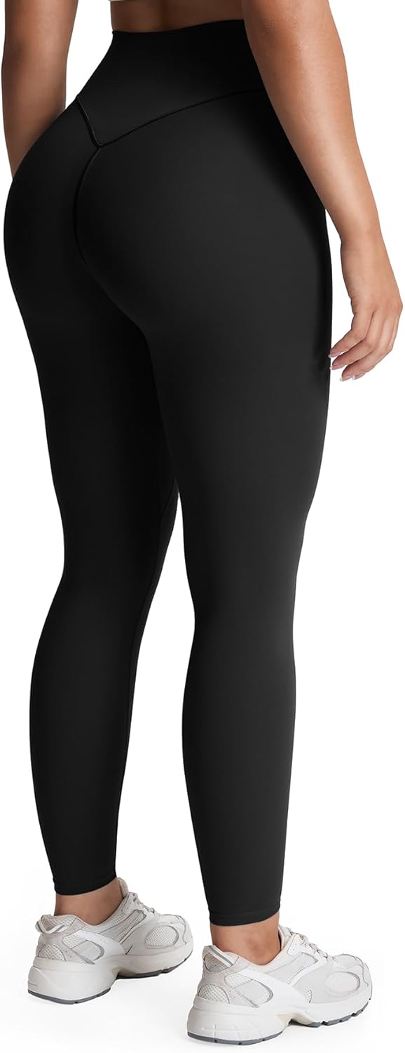 Aoxjox High Waisted Workout Leggings for Women Tummy Control Buttery Soft Yoga M...