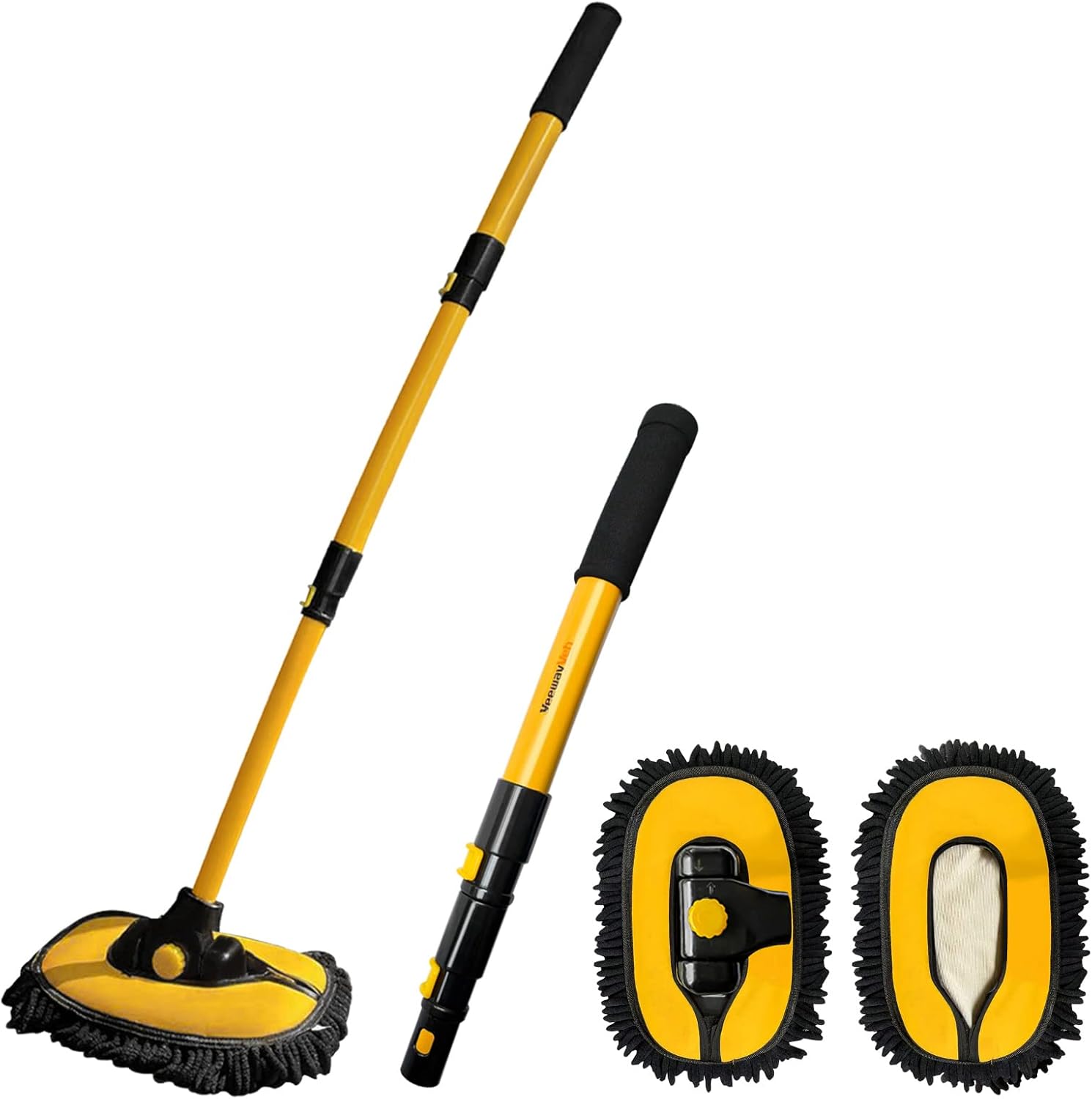 YeewayVeh Car Wash Brush, Special 110CM Car Wash Mop with Long Handle, Innovativ...