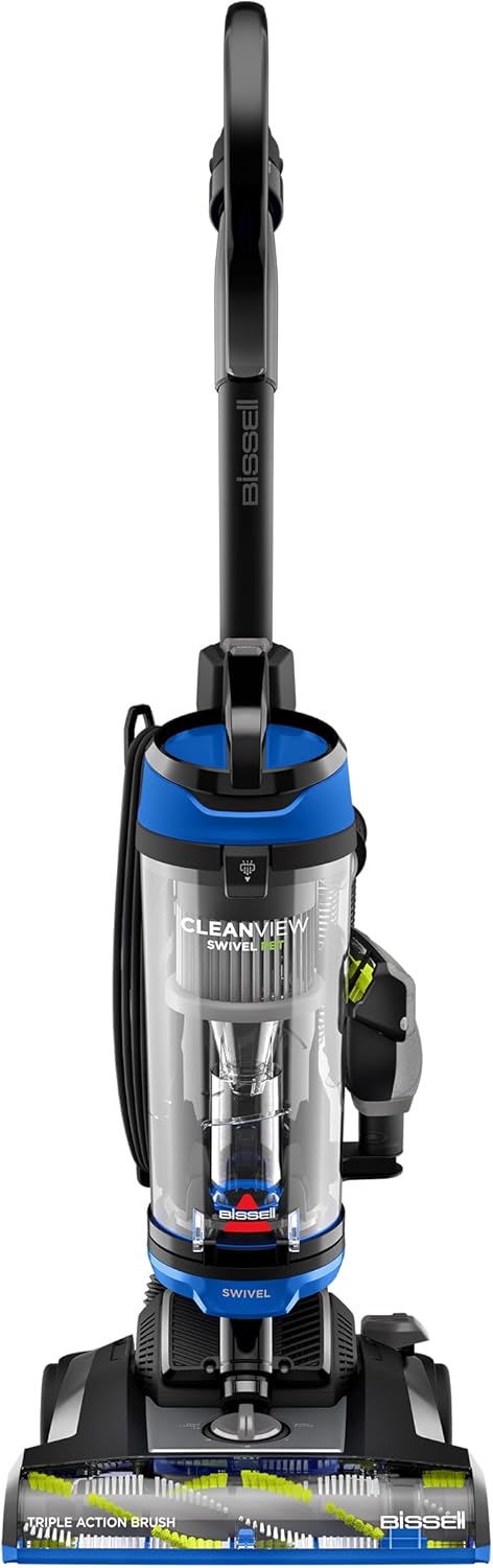 Bissell CleanView Swivel Vacuum with Triple Action Brush Roll, Swivel Steering,...