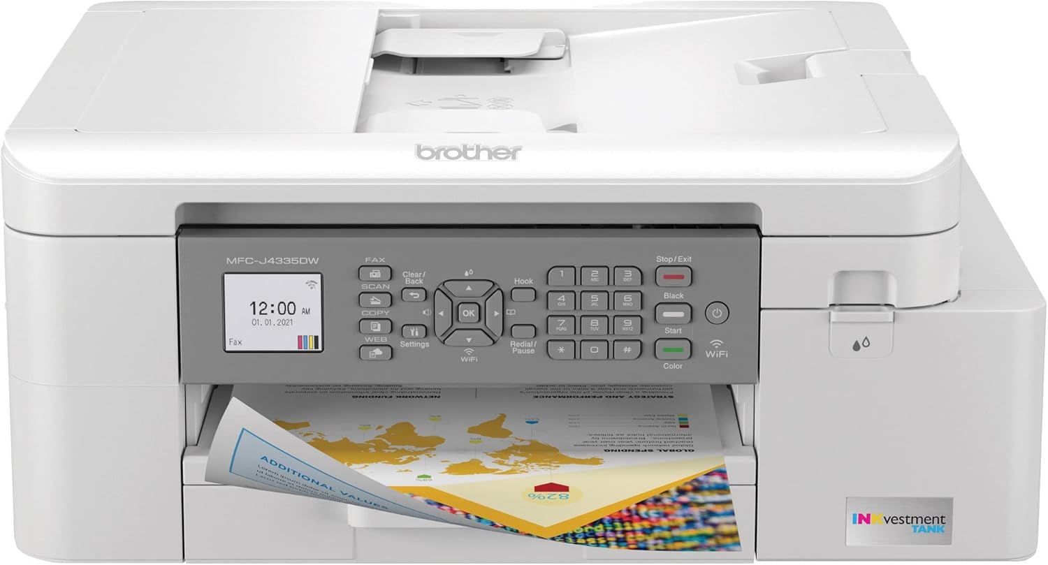 Brother MFC-J4335DW INKvestment Tank Wireless All-...