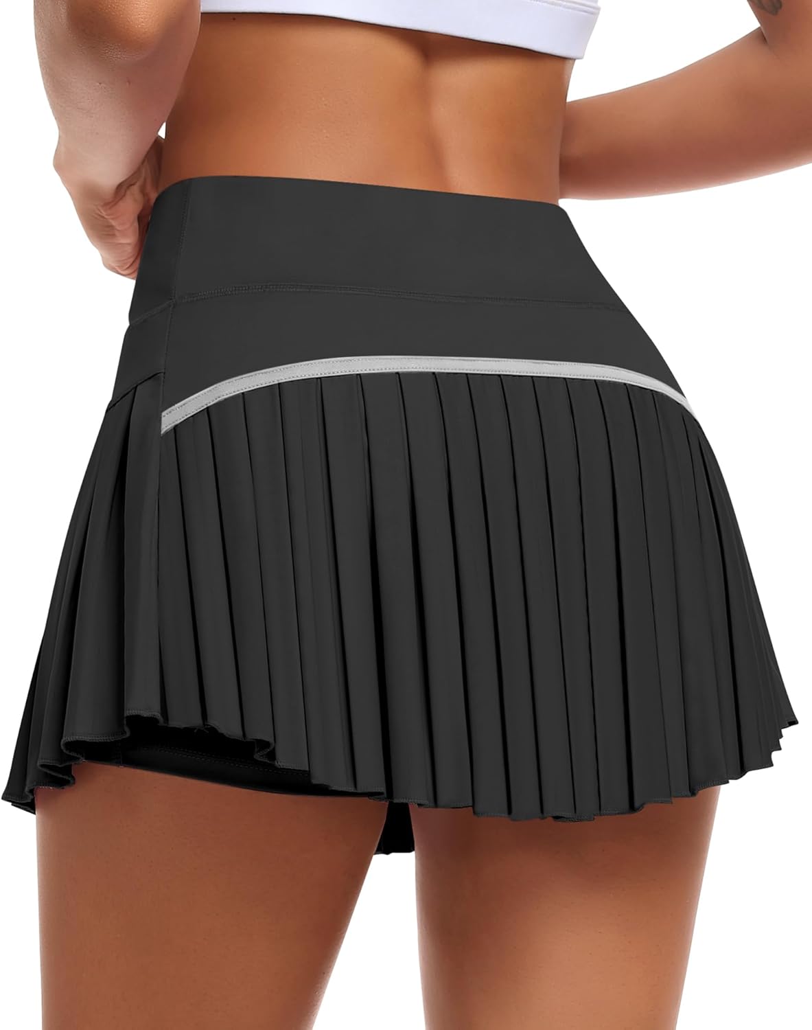 JoyGirl Women's Pleated Tennis Skirt, Unique High Waisted Golf Skort, Special Mi...