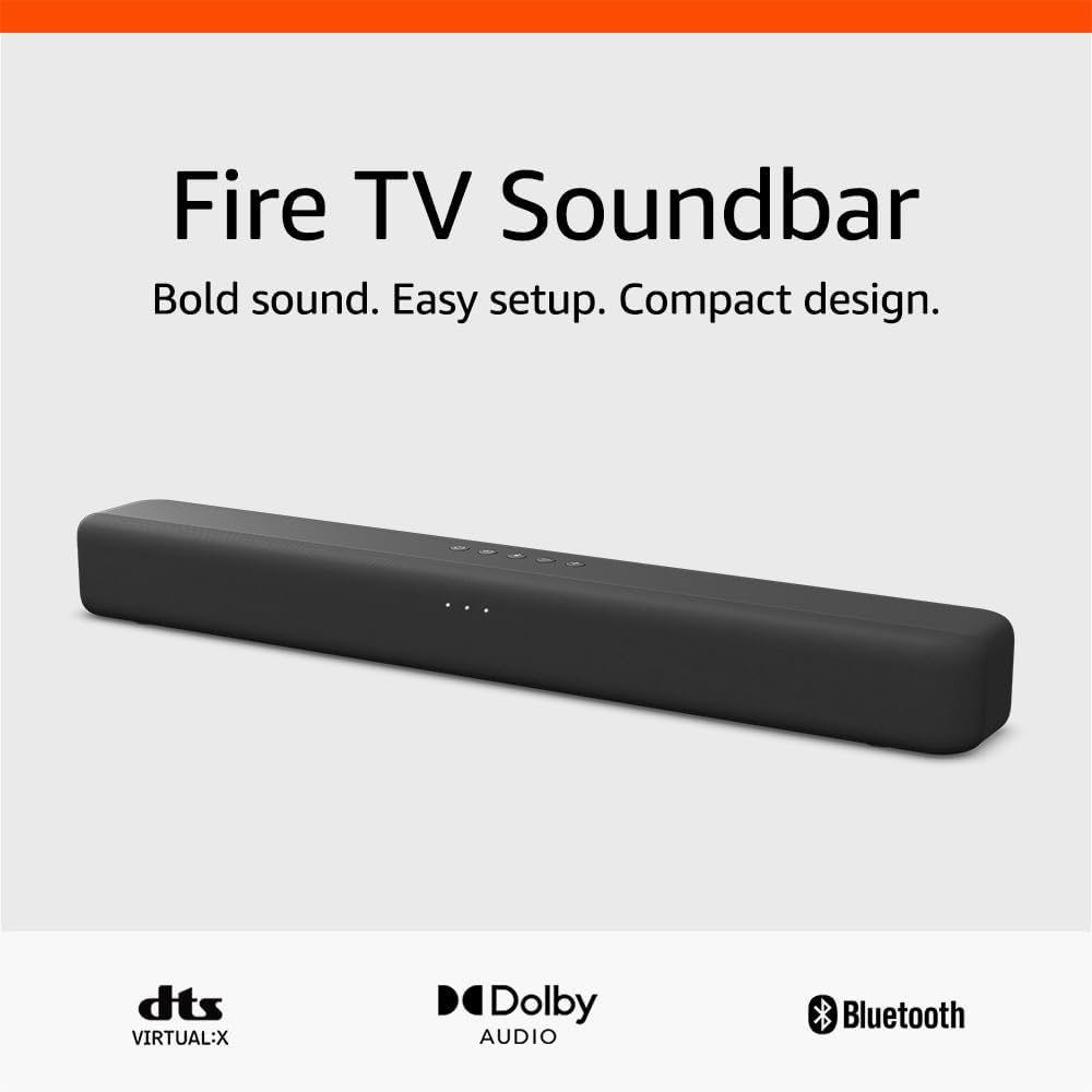 Amazon Fire TV Soundbar, 2.0 speaker with DTS Virt...