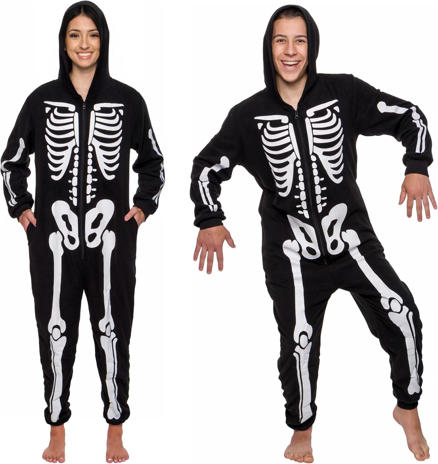 Funziez! Slim Fit Adult Onesie, Unique Animal Halloween Costume, Special Plush U...