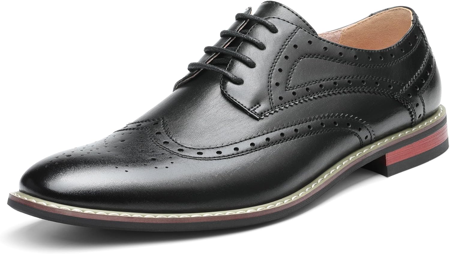 Elegant Bruno Marc Moda Italy Prince Shoes, Special Men's Classic Modern Oxford...