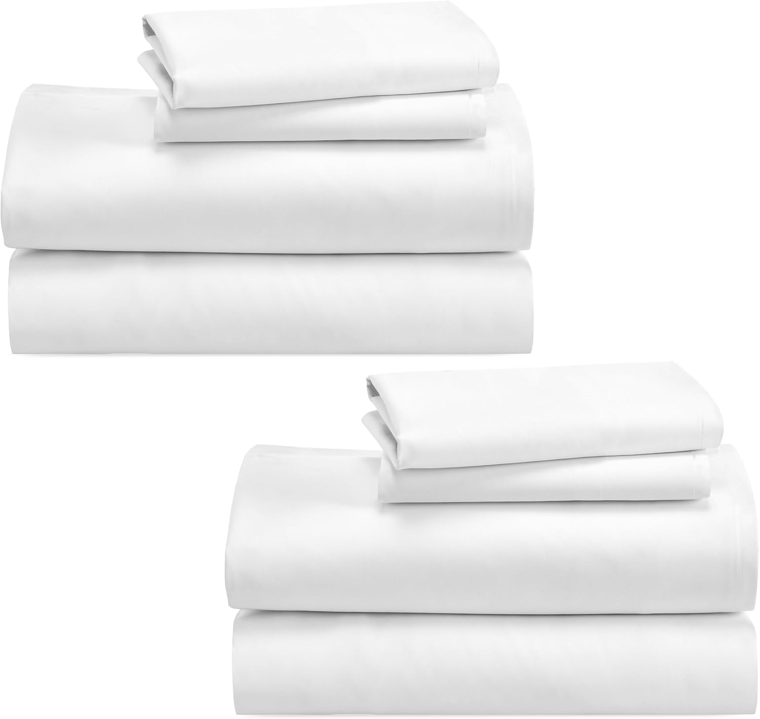 California Design Den Cotton Sheets, Premium 100% Cotton Sheets for King Size Be...