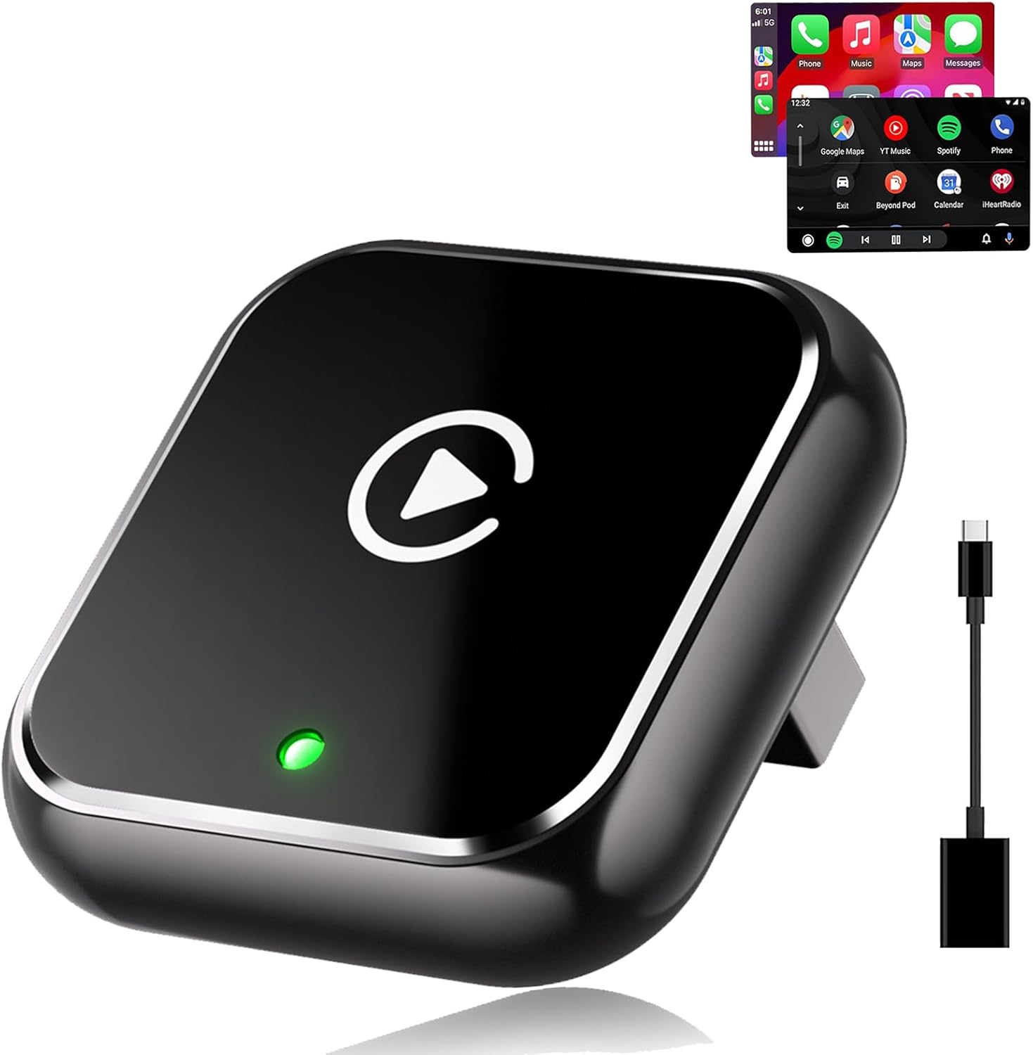 Mynoveex 2 in 1 Wireless Adapter, Special CarPlay/Android Auto Adapter for 2025,...
