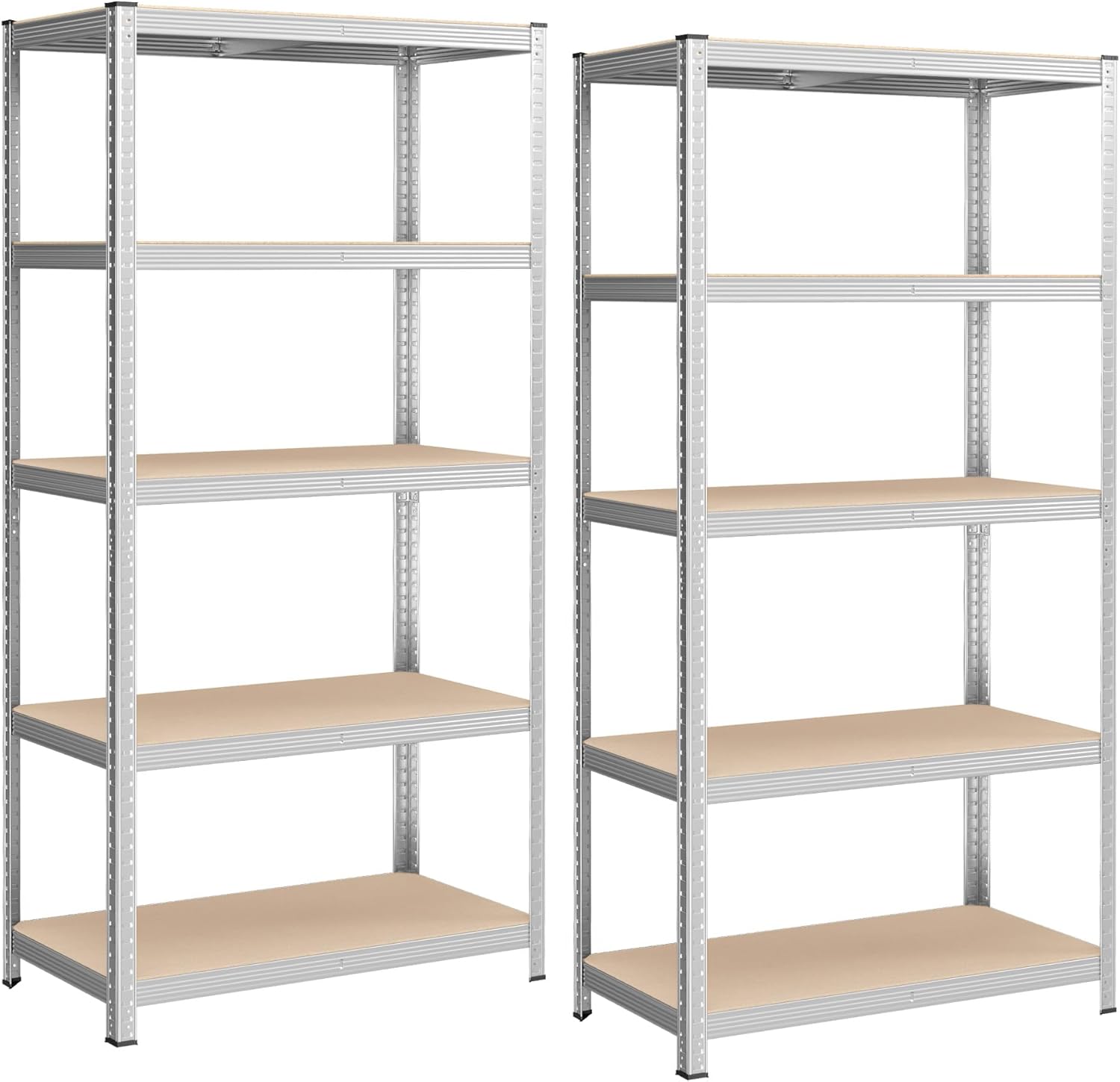 SONGMICS GLR050E02 Shelving Units, Special Heavy Duty Steel Shelving, Innovative...